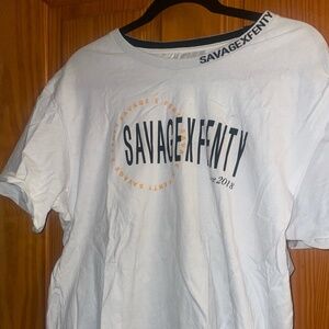 Savage X Fenty Essential Heavy Jersey Scope Graphic Tee Size Medium (M)
